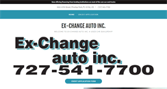 Desktop Screenshot of ex-changeauto.com