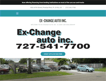 Tablet Screenshot of ex-changeauto.com